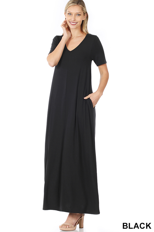 LTMD-1025 Maxi Dress Black - REG