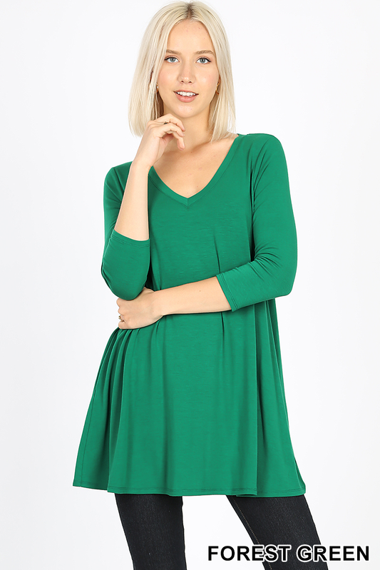 LT-1636 Forest Green Tunic