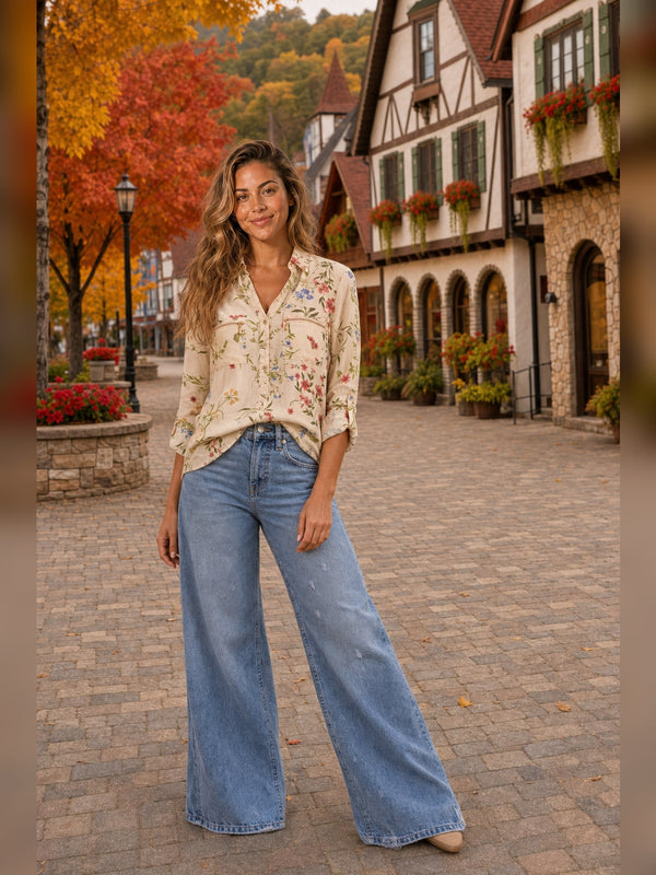 Denim & Florals
